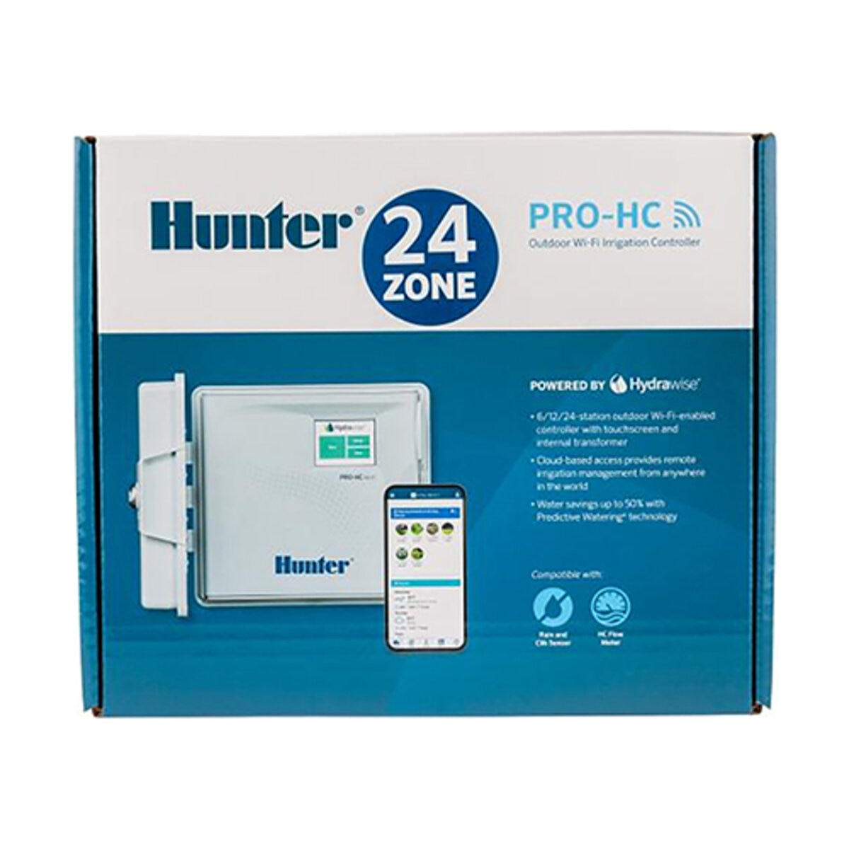 Hunter WiFi Smart Controller Pro-HC Fixed w/Hydrawise Outdoor 24 ...
