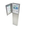 Gray Pedestal for Metal Wall Mount