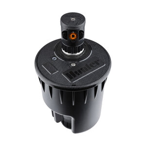 GT-880-D Golf Rotor, full-circle, opposing nozzle configuration, valve-in-head design, integrated Pilot-100 Two-Way Module, nozzle 18 installed, 65 PSI