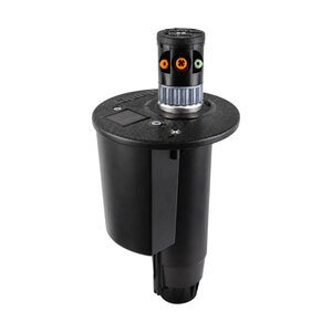 G-885-E Golf Rotor, full-/part-circle, opposing nozzle configuration, electric valve-in-head design, nozzle 18 installed, 65 PSI