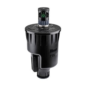 GT-884-D Golf Rotor, full-circle, opposing nozzle configuration, valve-in-head design, integrated Pilot-100 Two-Way Module, nozzle 48 installed, 80 PSI