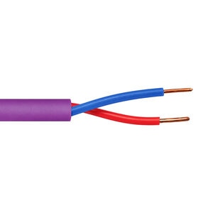 Jacketed decoder cable, purple, #14-2