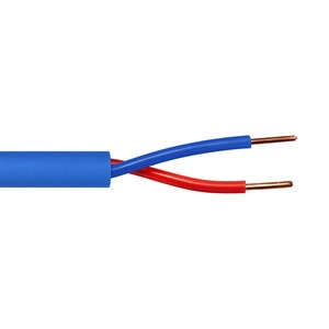 Jacketed decoder cable, blue, #12-2