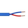 Jacketed decoder cable, blue, #12-2