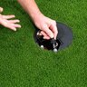 G-880-E Golf Rotor, full-circle, opposing nozzle configuration, electric valve-in-head design, nozzle 20 installed, 50 PSI