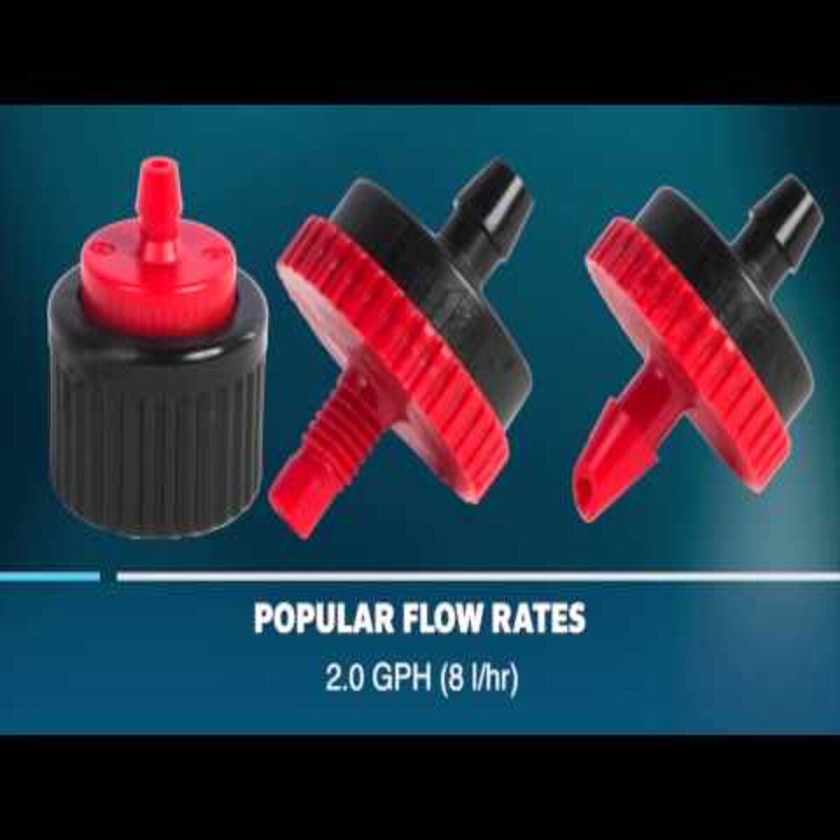 Hunter Threaded Emitter 2.0 GPH Red 1/2 in. Fipt | SiteOne US