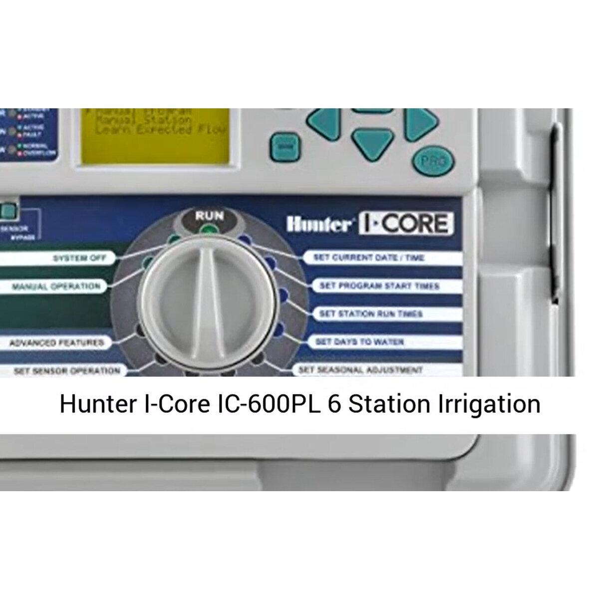 Hunter I-Core Modular Controller 6 Station Indoor/Outdoor Plastic Wall ...