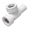 HydroRain Manifold Tee White PVC 1 in. Spigot x Socket
