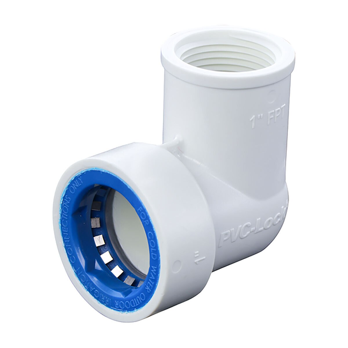 Hydro-Rain Push-Fit Elbow 1 in. PVC Lock x 1 Fpt | SiteOne US
