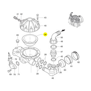Diaphragm Accumulator Hypro 9910-650520