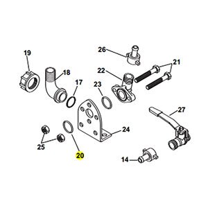 Hypro 9910-1140450 O-Ring Valve Body Gr40 Pump Cu