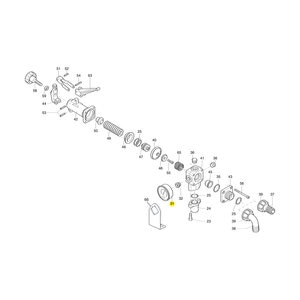 Pressure Gauge 2.5 1000PSI BAR CBM HYPRO