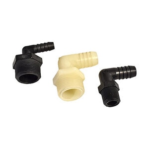 3/4 MPT X 1/2 HOSE BARB ST. POLY FITTING