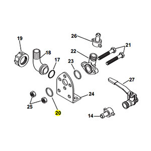 Hypro 9910-1140450 O-Ring Valve Body Gr40 Pump Cu