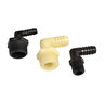 3/4MNPT X 3/4 Hose Barb 90 Degree Poly Elbow Fitting