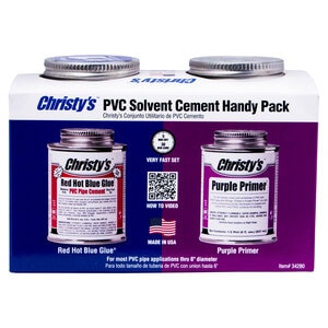 Handy Pack Red Hot Blue Glue & Purple Primer Half-Pints