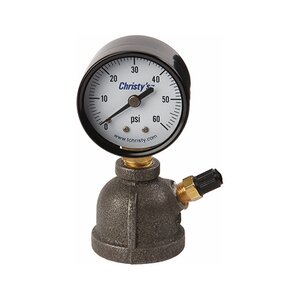 0 PSI - 15 PSI Air Test Gauge For Gas & Water