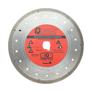 IQ Tools Q-Drive Finishing Touch Diamond Blade 10 in.