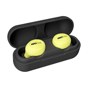 ISOtunes FREE Industrial True Wireless Earbuds Hi Vis Yellow Bluetooth 79dB Max Output