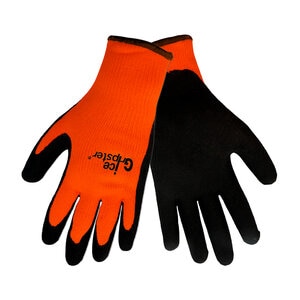 Ice Gripster Insulated Hi-Vis Freezer Gloves Orange X-Large