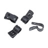 cable clamp .375in inner diameter box 100 black