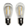 12Vac S14 Led Filament Lamps 2200K, Glass 24/Case
