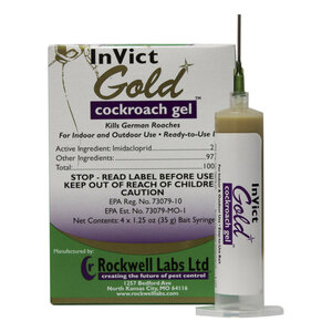 InVict Gold Cockroach Gel (4) x 35 gm Syringes