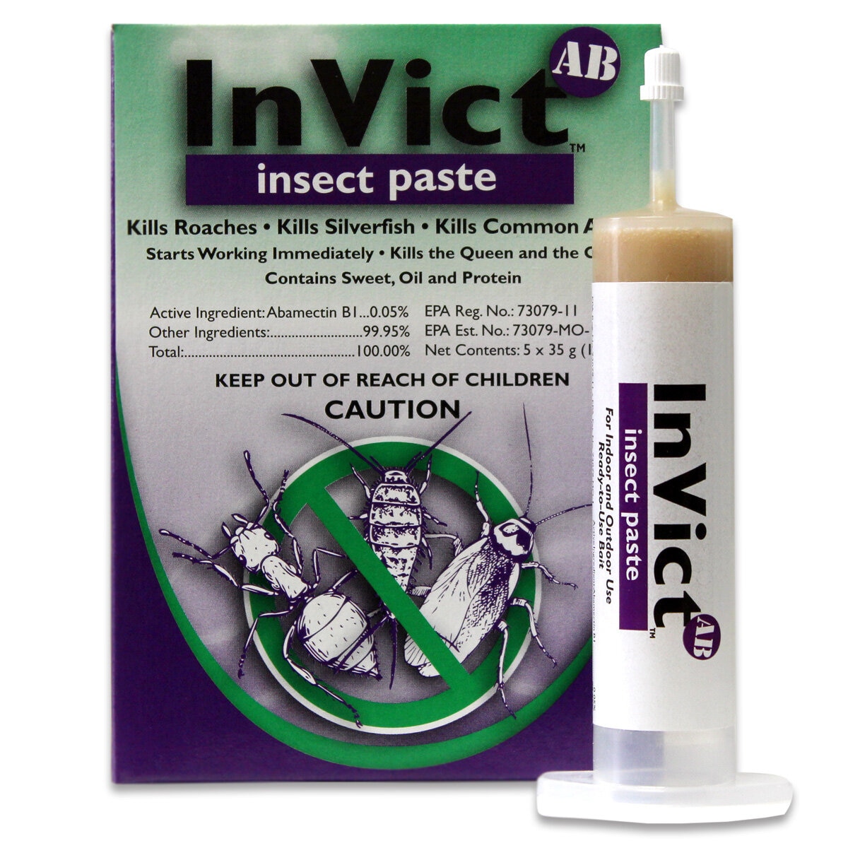 InVict AB Broad Spectrum Gel Bait Insecticide 5 x 35 g Box | SiteOne US