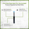I Pro 6 in. Press Check Valve