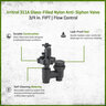 Irritrol 311A Glass-Filled Nylon Anti-Siphon Valve 3/4 in. FIPT with Flow Control