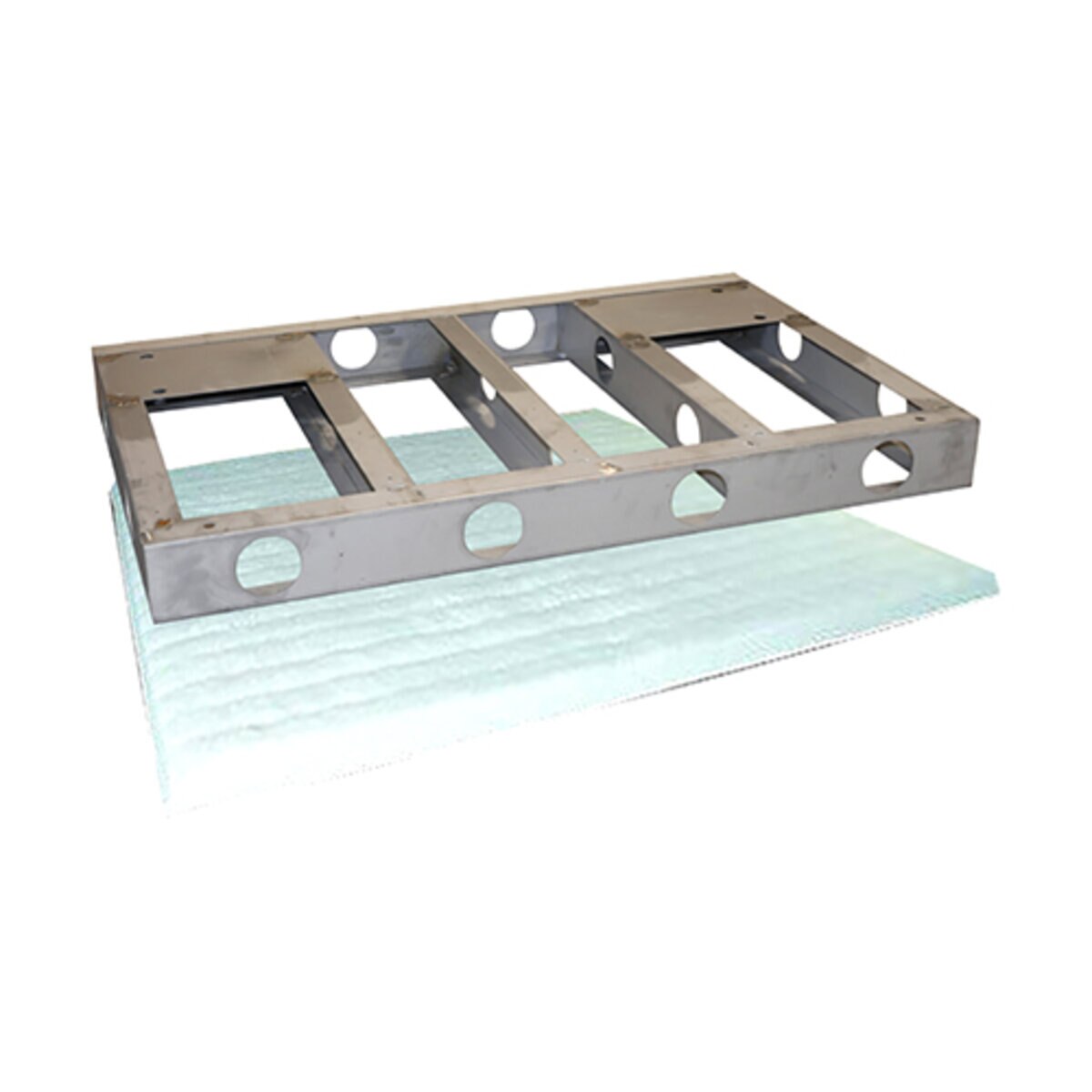 Isokern Fire Lite Stand for 36 in. Standard Firebox 46 in. x 25-1/4 in ...