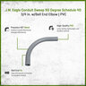 J.M. Eagle Conduit Sweep 90 Degree Sch 40 3/4 in. w/ Bell End