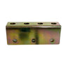 JRM .375 in. 10 Hole Quad Tine Block for Toro Procore 648 (Gold Rust-Proof Coating)