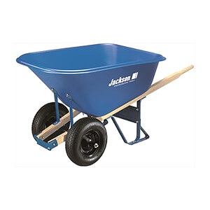 Jackson Wheelbarrow Dual Wheel 10 cu. ft.