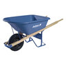 Jackson Wheelbarrow 5.75 cu. Ft. Poly Tray Flat-Free Wheel Wood Handle