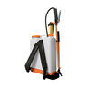 Jacto CD400, 4-Gallon Backpack Sprayer Orange/White, 9.3lbs., Viton, Brass Pump, 3-yr Warranty
