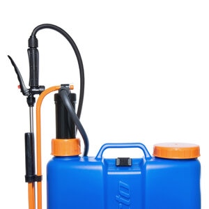 Jacto XP16, 4-Gallon Backpack Sprayer Blue/ Orange 7.9lbs, 65 in. Hose, Deluxe Straps, SS Wand
