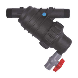 Jain Spin Clean Filter Plastic 2 in. MPT w/ MPT Flush & Ball Valve 50 Mesh