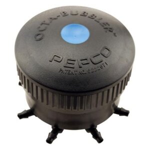 Jain Octa Low Flow Blue Bubbler 2 GPH per Outlet With Purple Cap