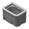 Jensen HN1017X12 concrete valve box non-traffic
