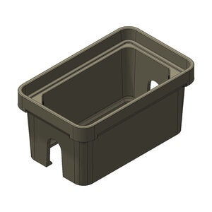 Jensen HPC 1324x12 POLYMER T22 BOX w/MOUSEHOLES Concrete Polymer Handhole Box
