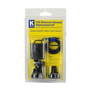 K-Rain Replacement Solenoid Kit 24V w/ 1 Rain Bird & 1 Hunter Adapter