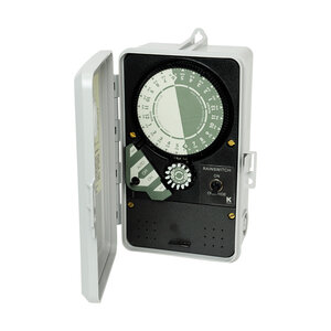K-Rain 2520 RainSwitch-Ready Controller 1 Station Outdoor Plastic Wall Mount Cabinet 220V In/220V Out