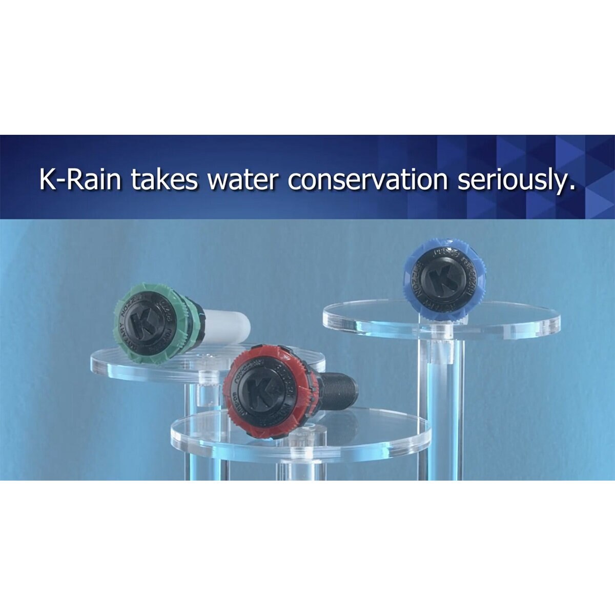 K-Rain Rotary Nozzle RN300 Series Pressure Regulating 80 Degree - 360 ...