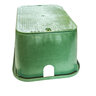 NDS Jumbo Overlapping Cvr ICV Valve Box Green 13 in. x 20 in.