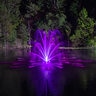 Kasco 2-Fixture RGBW18 Light Kit - App controlled Kit LED 120V 18W ea. 1,272 Lumens per Fixture and control Fixture w/ antenna 400ft Cord w/6' Quick Disc. Stub Cord For Kasco Fountains and Aerators 1/2 and 3/4 HP