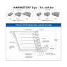 Keystone Harington 6 in. Wall 3 pc. North Creek (60 pc./pallet)