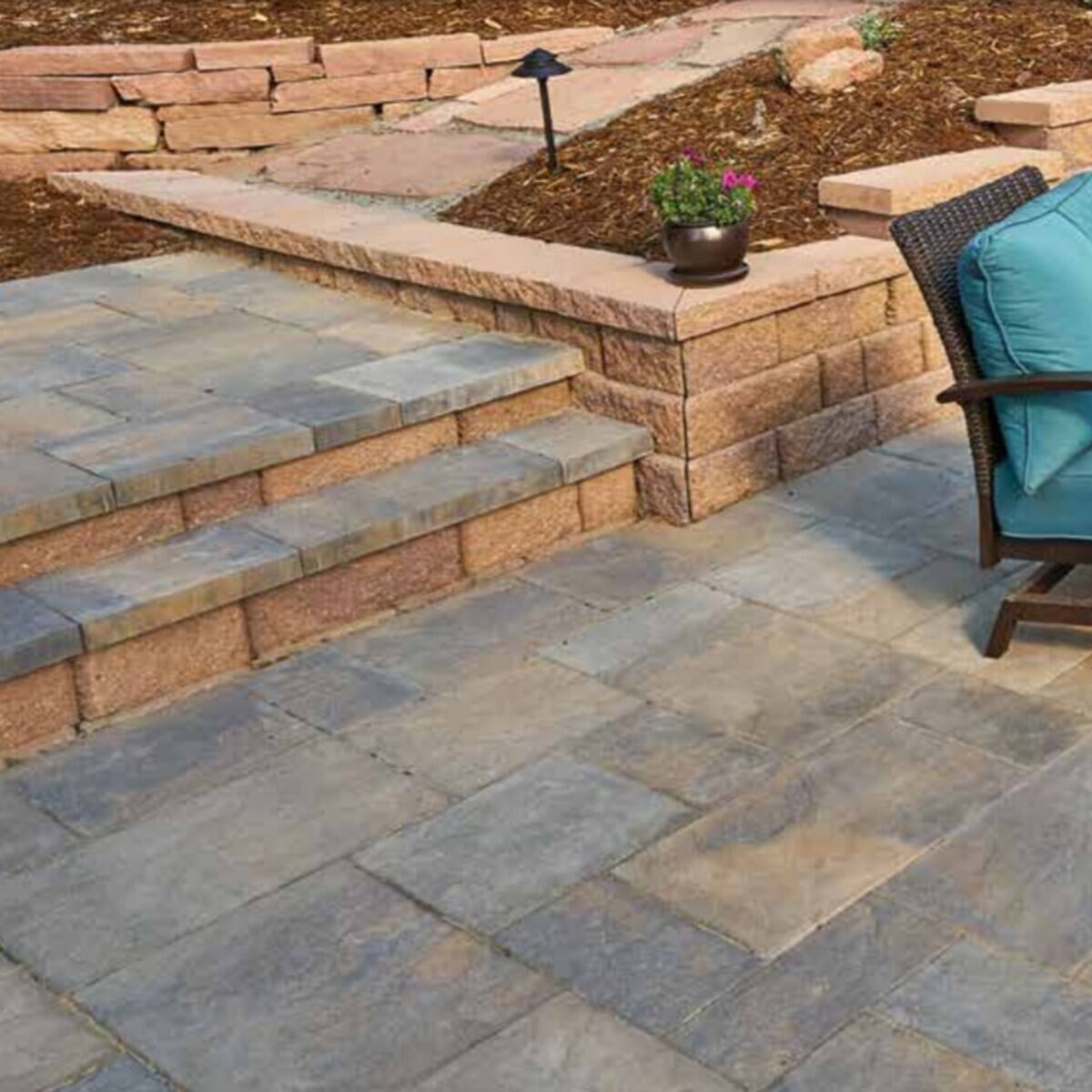 Keystone Rectangle Wall Cap Eddington Blend 3 in. (48 pc./pallet ...