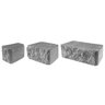 Keystone Harington 6 in. Wall Freestanding 3 pc. Set 6-12-18 in. Antique Pewter (60 pc, 20 Sets, 30 sq. ft./pallet)