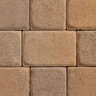 Keystone Plaza Stone 3 Tone Brown Standard Rectangle 60 mm 6 in. x 9 in. (95 sq. ft./pallet)